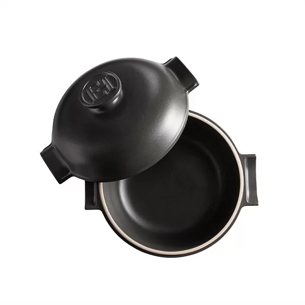 Кастрюля керамическая Delight 2 л индукционная диаметр 22,5 см, цвет графит, Emile Henry, Франция, 776620 - изобр. 8