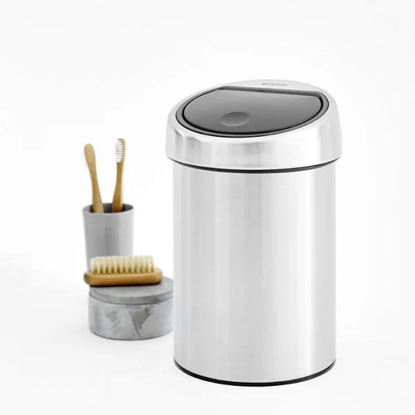 Мусорный бак Touch Bin 3л, матовая сталь, Brabantia, 378645 - изобр. 12