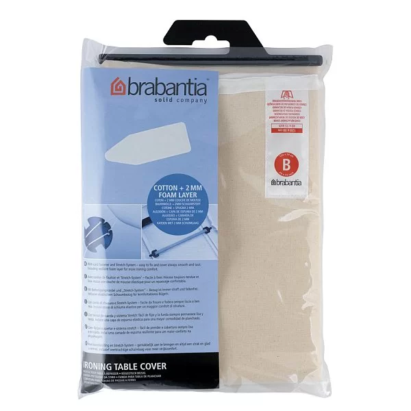 Чехол для гладильной доски 124x38см (B), экрю, Brabantia, 175824 - изобр. 8