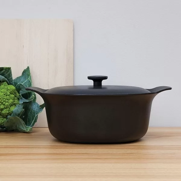 Кастрюля с крышкой Ron, объем 5,2 л, цвет черный, чугун, Berghoff, Бельгия, 3900039 - изобр. 10