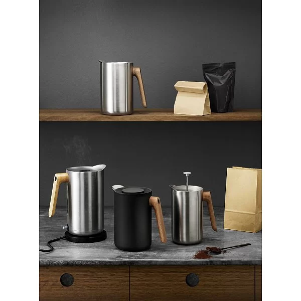 Термокувшин Nordic kitchen 1 л, 16,3x11,6x21,8 см, материал нержавеющая сталь + дерево, цвет металлик, Eva Solo, Дания, 502757 - изобр. 11