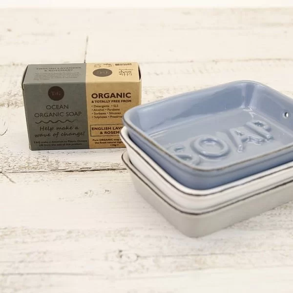 Мыльница Ocean Grey, 12,5x9,5x2,5 см, материал керамика, цвет серый, T&G, Великобритания, 18551 - изобр. 10