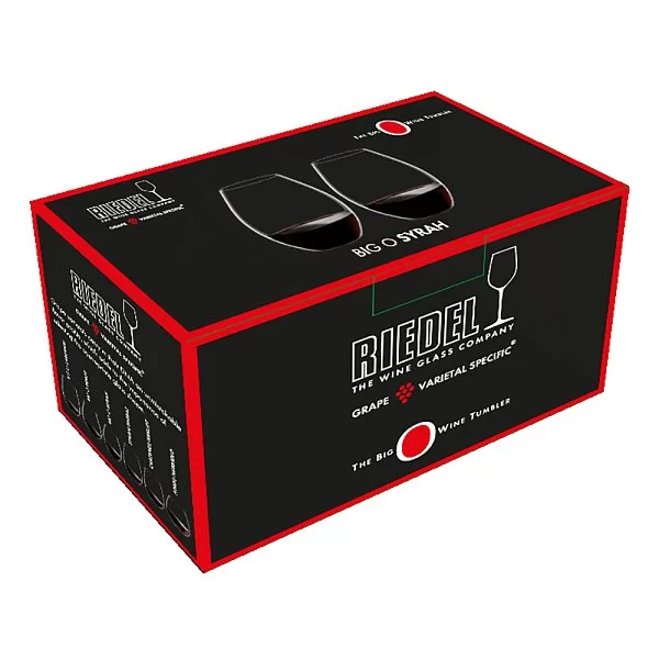 Набор бокалов для красного вина Syrah 570 мл, хрусталь, 2 шт, Big O, Riedel, 0414/41 - изобр. 9