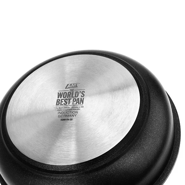 Сотейник 20 см с антипригарным покрытием индукция, высота 8 см, объем 1,8 л, AMT Gastroguss, AMT I-820 - изобр. 10