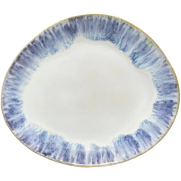 Тарелка овальная Brisa 26,6x22,5 см, материал керамика, цвет Ria Blue, Costa Nova, Португалия, GOP271-RIA(GOP271-00918V) - изобр. 7