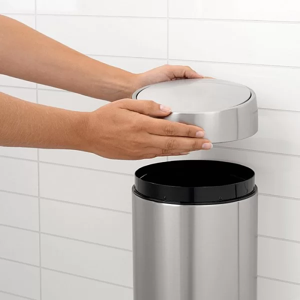 Мусорный бак настенный Slide Bin, 5л, стальной матовый, Brabantia, 477546 - изобр. 11