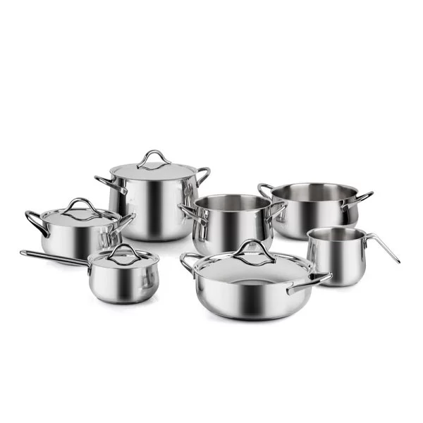 Набор посуды из 7 предметов Sapore Italiano, нержавеющая сталь, Barazzoni, Италия, 292911 - изобр. 7