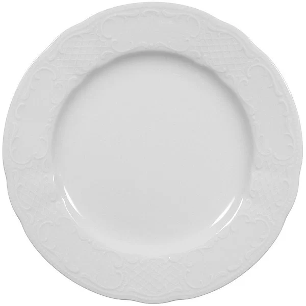 Тарелка подстановочная Salzburg Uni 30 см фарфор, цвет белый, Seltmann Weiden, Германия, 001.600942 - изобр. 8