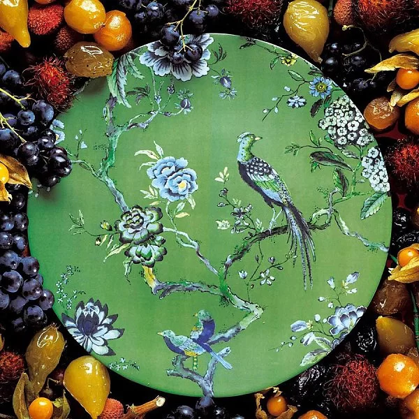 Блюдо Jasper Conran Chinoiserie 34 см, материал фарфор, цвет зеленый, Wedgwood, Великобритания, 50132709747 - изобр. 9