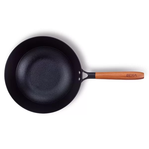 Сковорода-вок Mandala 24 см, чугун с антипригарным покрытием, BEKA, Бельгия, 100224 - изобр. 11