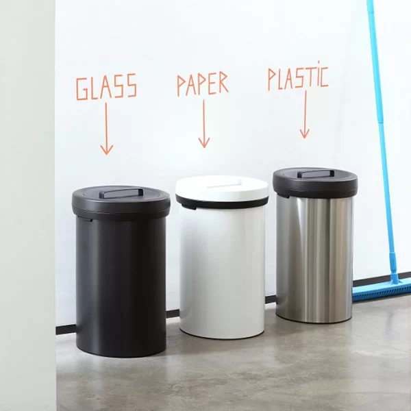 Мусорный бак Push Bin 60л, белый, Brabantia, 484544 - изобр. 11