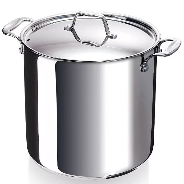 Кастрюля суповая с крышкой Chef 10 л диаметр 24 см, нержавеющая сталь 18/10, BEKA, Бельгия, 12063244 - изобр. 7