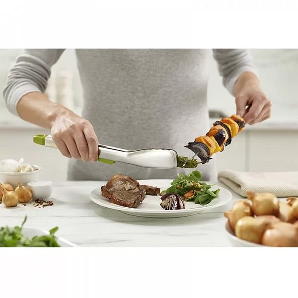 Щипцы кухонные Elevate Steel 3,3х5,2х30,5 см, нержавеющая сталь, цвет зеленый, Joseph Joseph, Великобритания, 10536 - изобр. 9