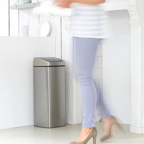 Мусорный бак Touch Bin 25л, матовая сталь, Brabantia, 384929 - изобр. 13