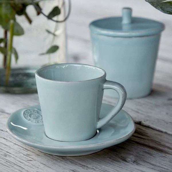 Кофейная пара Nova 70 мл материал керамика, цвет бирюзовый, Costa Nova, Португалия, NOCS02-TRQ(NOCS02-02409E) - изобр. 8