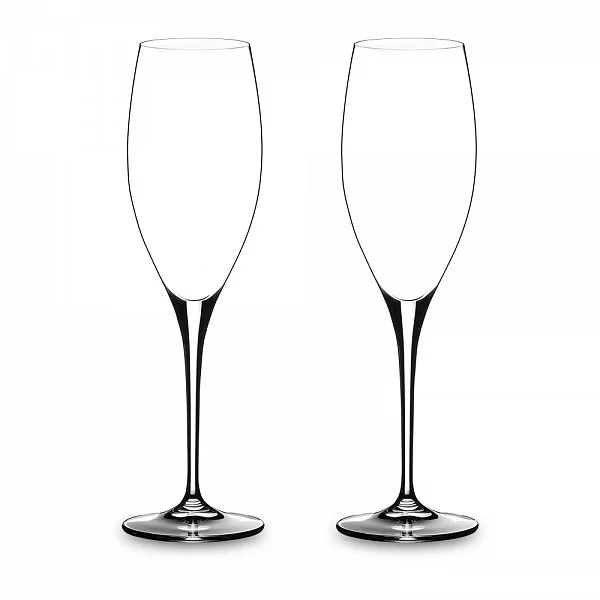 Набор бокалов для шампанского Celebration 330 мл, хрусталь, 2 шт, Heart to Heart, Riedel, 6409/28 - изобр. 7