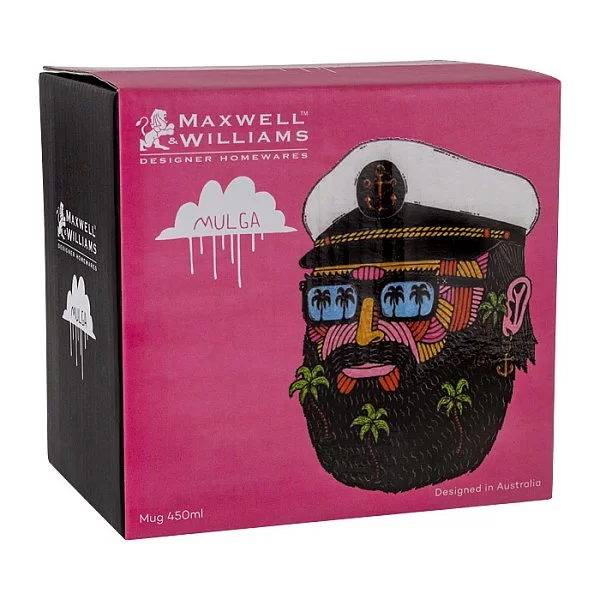 Кружка &quot;Капитан&quot; 450 мл, материал фарфор, цвет розовый, Maxwell & Williams, Австралия, MW637-DX0704 - изобр. 8