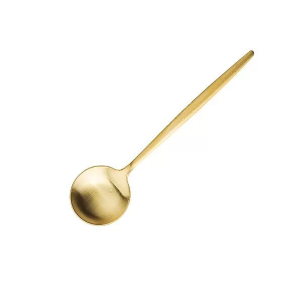 Набор столовых приборов Moon Gold Brushed на 6 персон, 24 предмета, цвет золотой, нержавеющая сталь, Cutipol, Португалия, MO.006 GB - изобр. 11