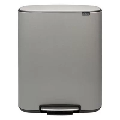Контейнер для мусора с двумя баками Totem Max 60 л, 36,5х81х39,5 см, низкоуглеродистая сталь, цвет графит, Joseph Joseph, Великобритания, 30062 - изобр. 47