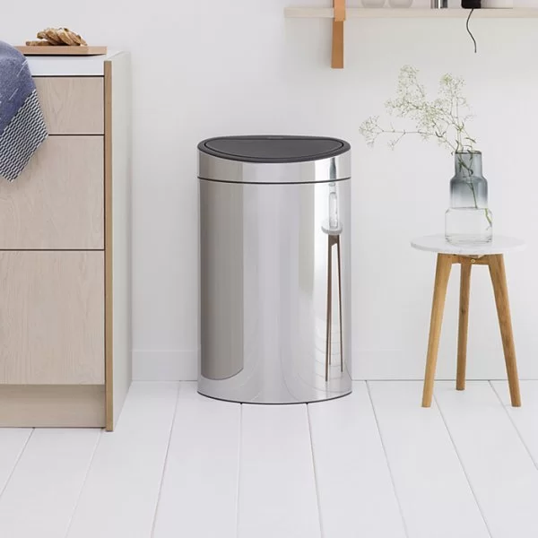 Мусорный бак Touch Bin New 40л, полированная сталь, Brabantia, 112881 - изобр. 10