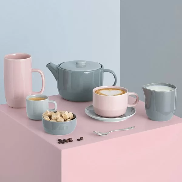 Чашка для каппучино Cafe Concept, объем 400 мл, материал каменная керамика, цвет розовый, Typhoon, Великобритания, 1401.820V - изобр. 8