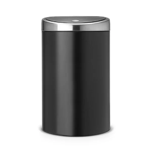Мусорный бак TOUCH BIN 40 л цвет черный, материал нержавеющая сталь, Brabantia, 378768 - изобр. 7