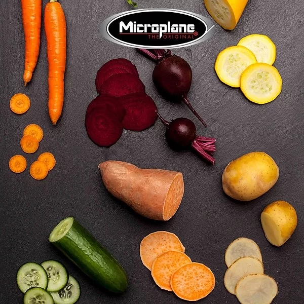 Слайсер Gourmet материал нержавеющая сталь + резина, цвет черный, Microplane, США, 45044 - изобр. 11