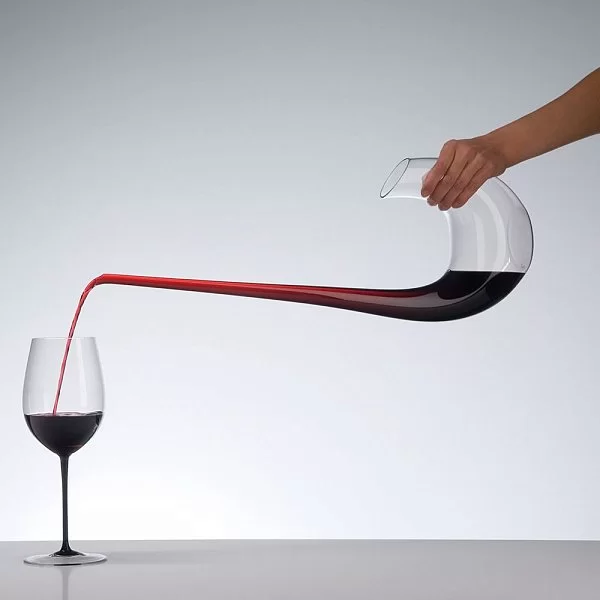 Декантер Swan 1,57 л, хрусталь, ручная работа, Riedel, Австрия, 2007/02 - изобр. 11