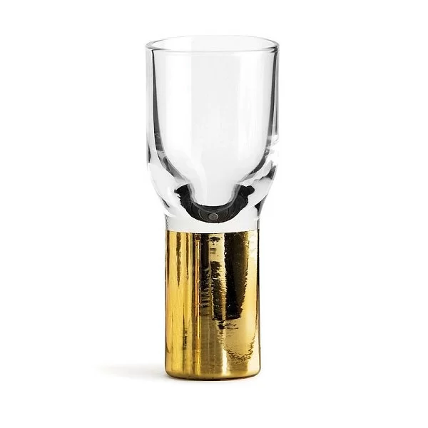 Набор из 2-х рюмок Gold Club, 40 мл, стекло, цвет золотой, SagаForm, Швеция, 5009121 - изобр. 8