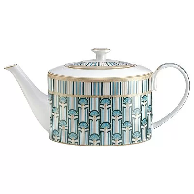 Чайник заварочный Salam White на 4 чашки, объем 700 мл, цвет белый + серебряный, материал фарфор, Guy Degrenne, Франция, 211988 - изобр. 29