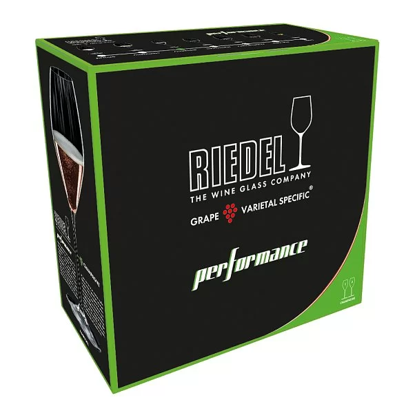 Набор из 2-х бокалов для шампанского Champagne 375 мл, хрусталь, Performance, Riedel, 6884/28 - изобр. 11
