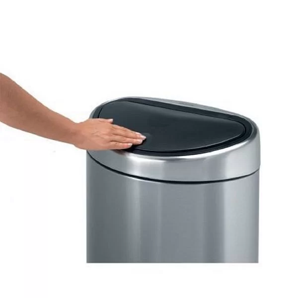 Мусорный бак TOUCH BIN 40 л цвет стальной, материал нержавеющая сталь, Brabantia, 348587 - изобр. 9