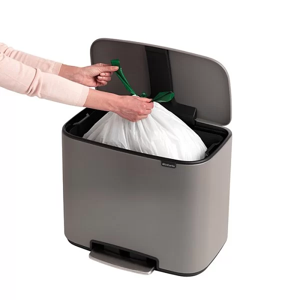 Мусорный бак c педалью Pedal Bin Bo, 36л, серый, Brabantia, 121647 - изобр. 16
