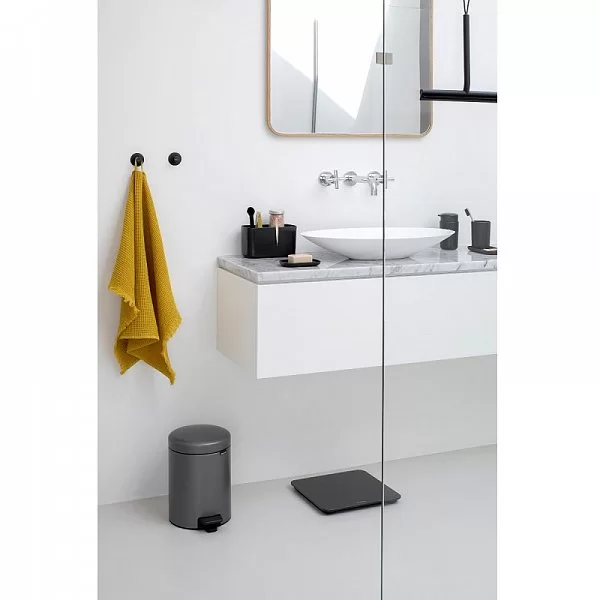 Мыльница 13,5x8,1см, пластик, цвет темно-серый, Brabantia, Бельгия, 280207 - изобр. 9