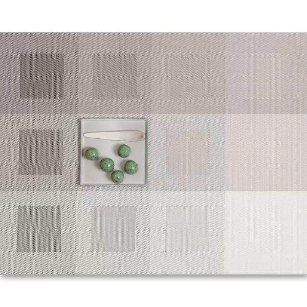 Салфетка подстановочная Engineered squares, 36x48см, серебро, Chilewich, 0071-ENGS-LTGR - изобр. 7