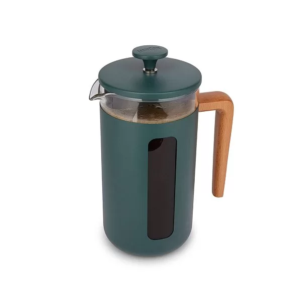 Кофейник френч-пресс La Cafetiere 1 л, зеленый, сталь+стекло, Kitchen Craft, Великобритания, LCPISA8CPGRNW - изобр. 8
