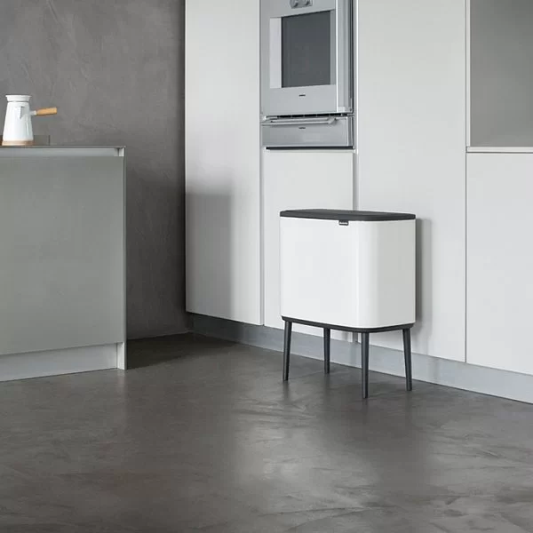 Мусорный бак 3 секции 3x11л, белый, Brabantia, 313523 - изобр. 14