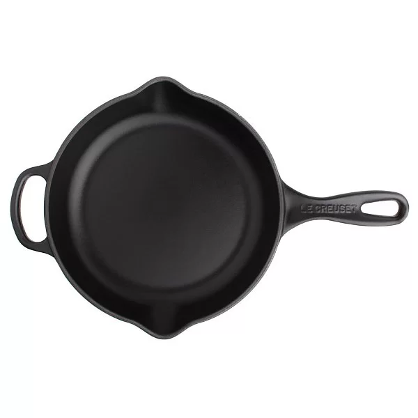 Сковорода 20 см, эмалированный чугун, цвет черный матовый, Le Creuset, Франция, 20182200000422 - изобр. 8
