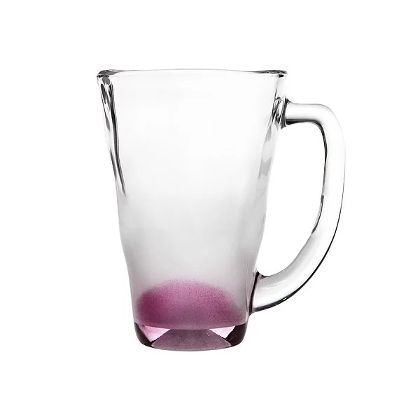 Кружка для пива объем 390 мл, цвет розовый, материал стекло, Toyo Sasaki Glass, Япония, P-55441-J142S - изобр. 7