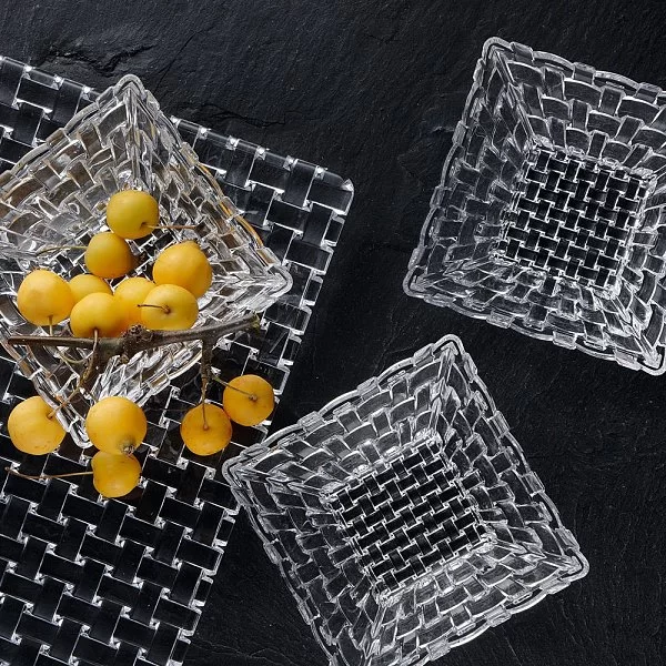 Квадратная тарелка-блюдо Bossa Nova 28х28 см, хрусталь, Nachtmann, 81398 - изобр. 8