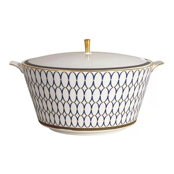 Супница с крышкой Renaissance Gold 29x25x15,5 см, 3000 мл, материал фарфор, Wedgwood, Великобритания, 5C102103105 - изобр. 7