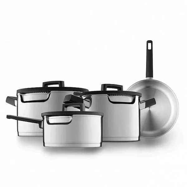 Набор посуды Downdraft, 7 предметов, цвет стальной, нержавеющая сталь, Berghoff, Бельгия, 2307437 - изобр. 7