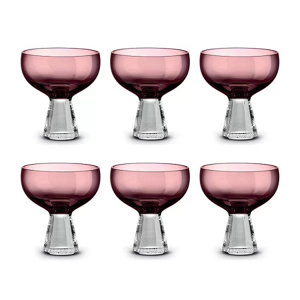 Набор из 6 креманок Fun Classy 350 мл, темно-серый, Pozzi Milano 1876, PM-0246_PURP - изобр. 7