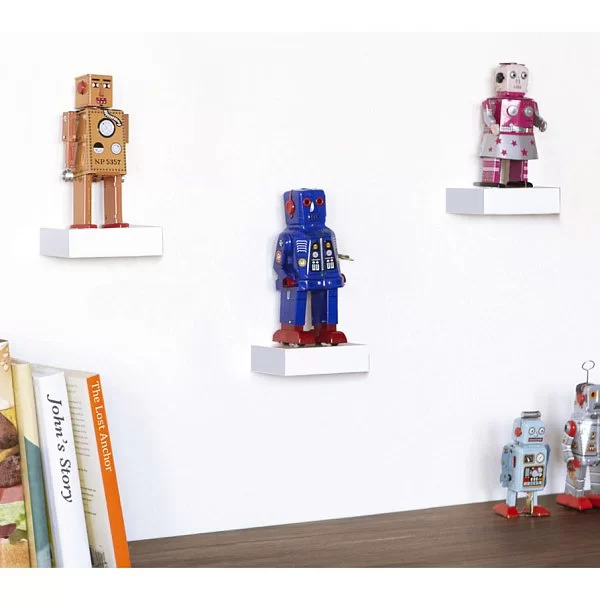 Полки настенные Showcase 3 шт, цвет белый, материал дерево, Umbra, Канада, 325560-660 - изобр. 9