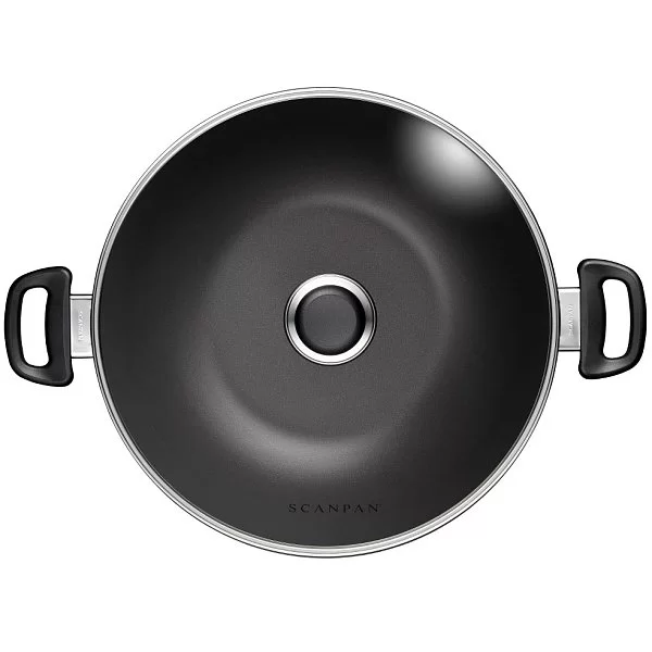 Казан антипригарный с крышкой Induction Plus 7,5 л диаметр 32 см, материал алюминий, Scanpan, Дания, 62553200 - изобр. 9