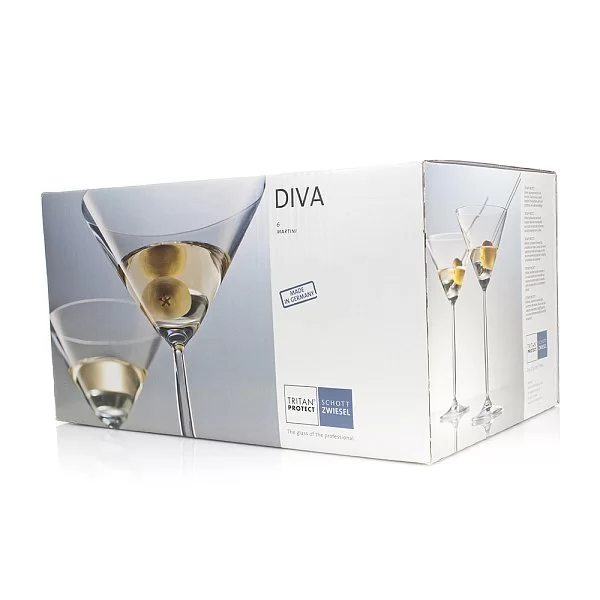 Набор бокалов для мартини Diva 251 мл, хрустальное стекло, 6 шт, Schott Zwiesel, 105 703-6 - изобр. 9