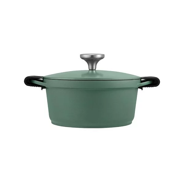 Кастрюля Agile 20 см, объем 2,4 л, алюминий с антипригарным покрытием, цвет зелёный, Maxwell & Williams, MW407-NU0044 - изобр. 7