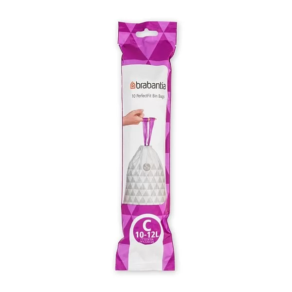 Мешки для мусора Pefect Fit 10-12 л, размер С, 10 шт, в рулоне, Brabantia, 137907 - изобр. 7
