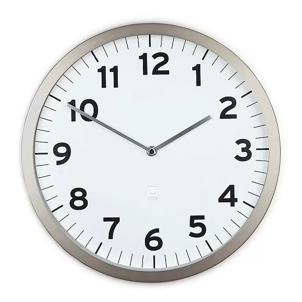 Настенные часы Anytime 32,1х4 см, материал металл + стекло, Umbra, Канада, 1005476-660 - изобр. 8