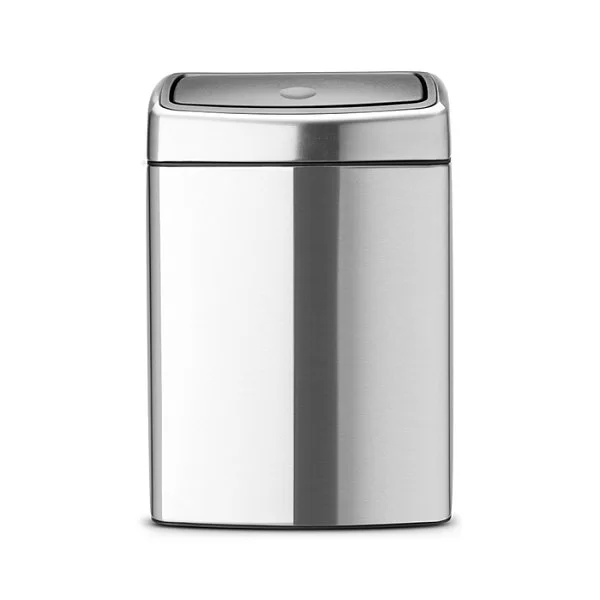 Мусорный бак Touch Bin 10л, матовая сталь, Brabantia, 477225 - изобр. 7